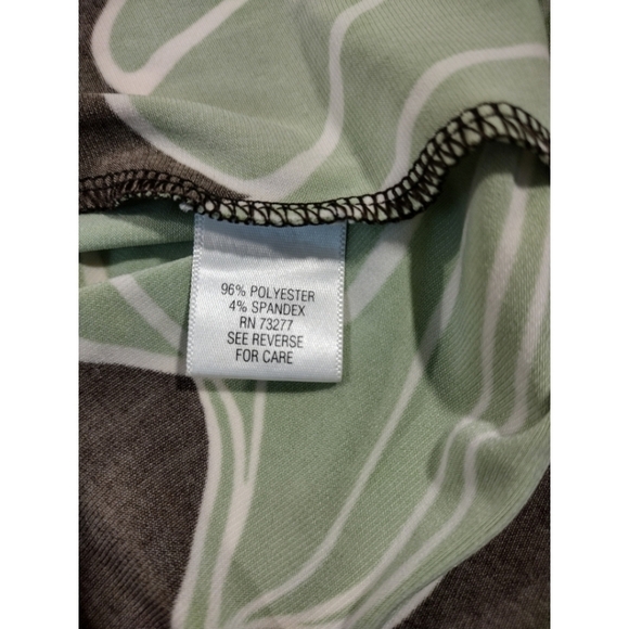 Apt. 9 Petite midi dress with stylized tulip print and waist tie - Picture 6 of 9